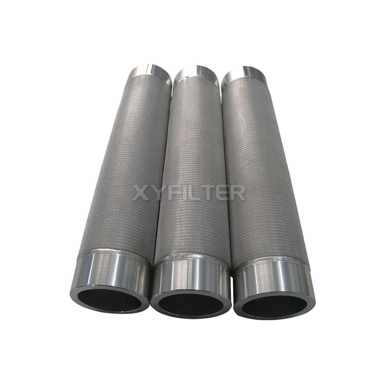Customized Standard Five-Layer Liquid Filter Element 316 Stainless Steel Sintered Filter Element