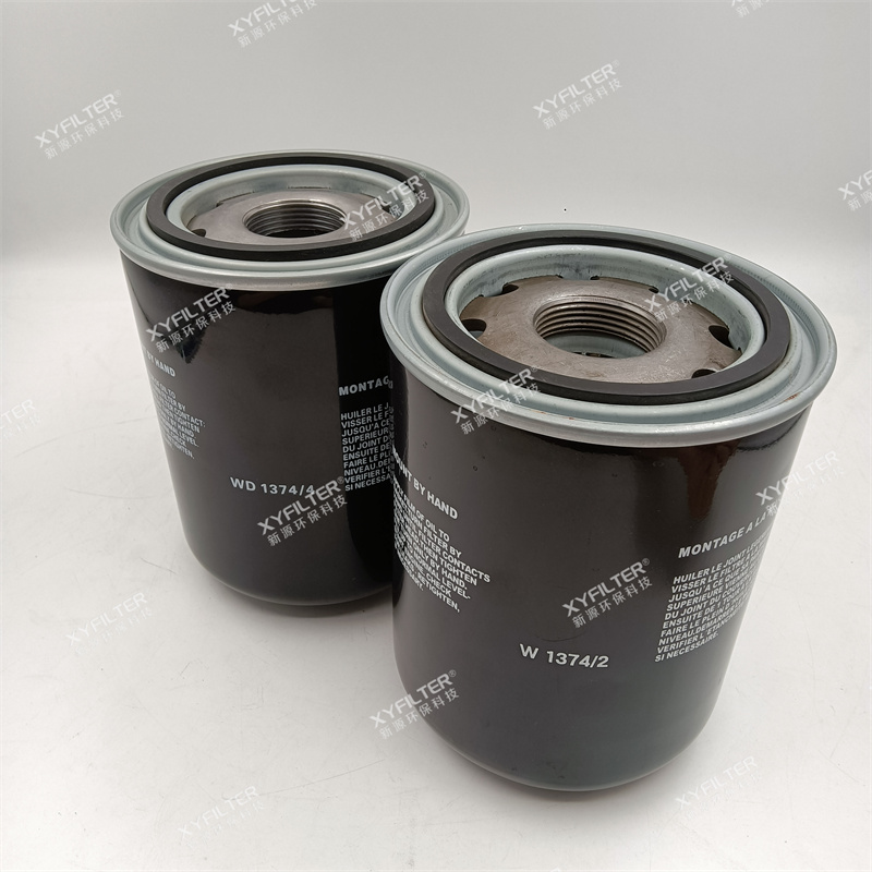 W1374/6 W1374/2 oil filter element screw air compressor unit oil filter