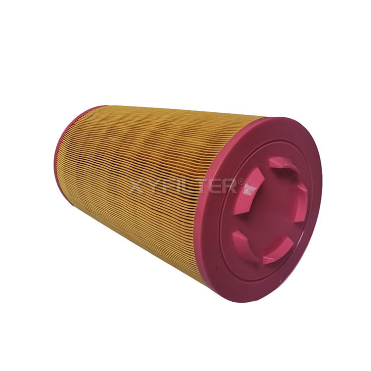 C25710/3 Air Filter Cartridge Industrial Air Compressor Inlet Filter Cartridge Folding Paper Dust Filter Cartridge